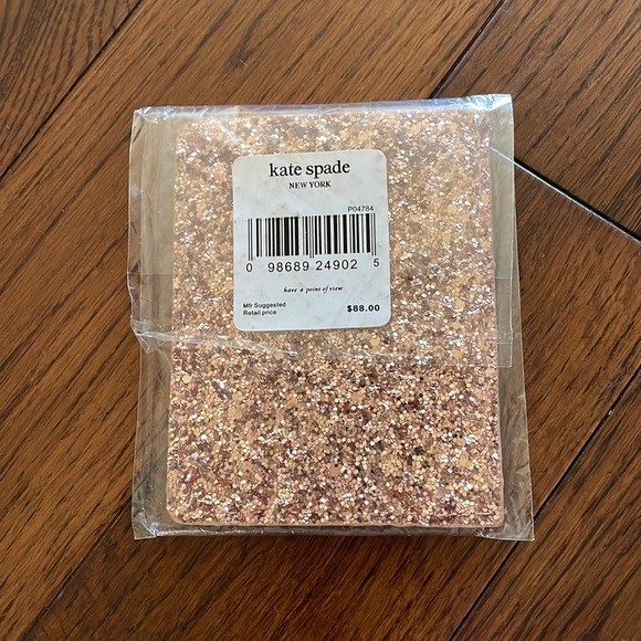 kate spade Handbags - KATE Spade Card Holder Rose Gold New